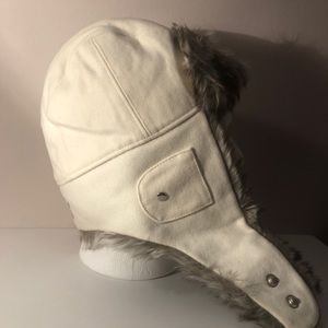 KANGOL Wool & Faux Fur Trapper
